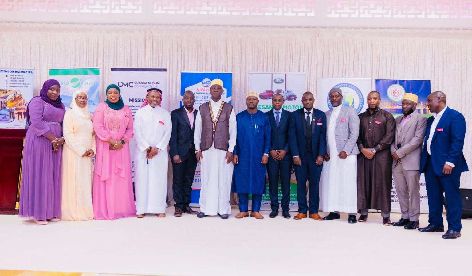 Prince Kassim Nakibinge Kakungulu with UMC-UK organisers, guests and community partners at Convention 2024